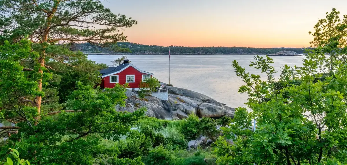 port i nabrzeże Sandefjord w Vestfold w Norwegii