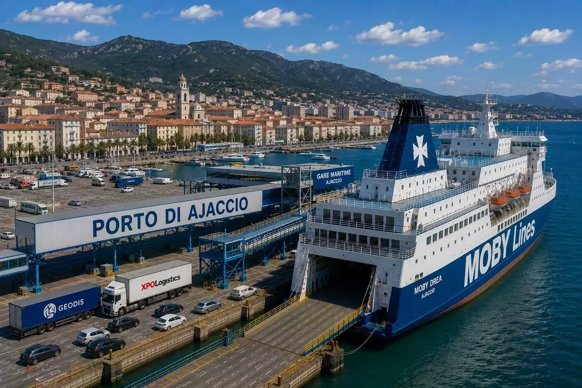 Prom pasażerski i podróż morska: Toulon – Ajaccio
