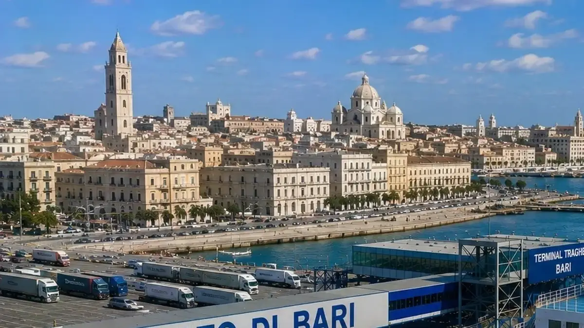 Prom pasażerski i podróż morska: Bari – Dubrovnik