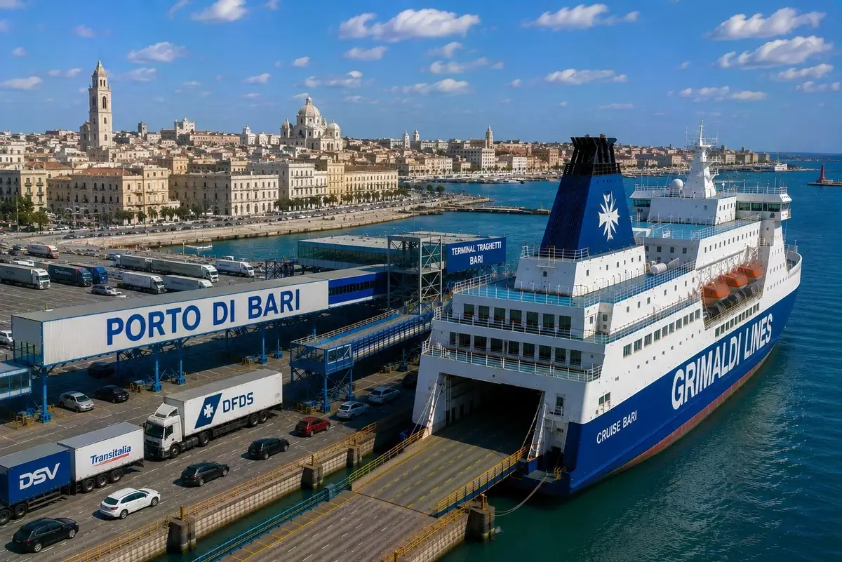 Prom pasażerski i podróż morska: Bari – Sami