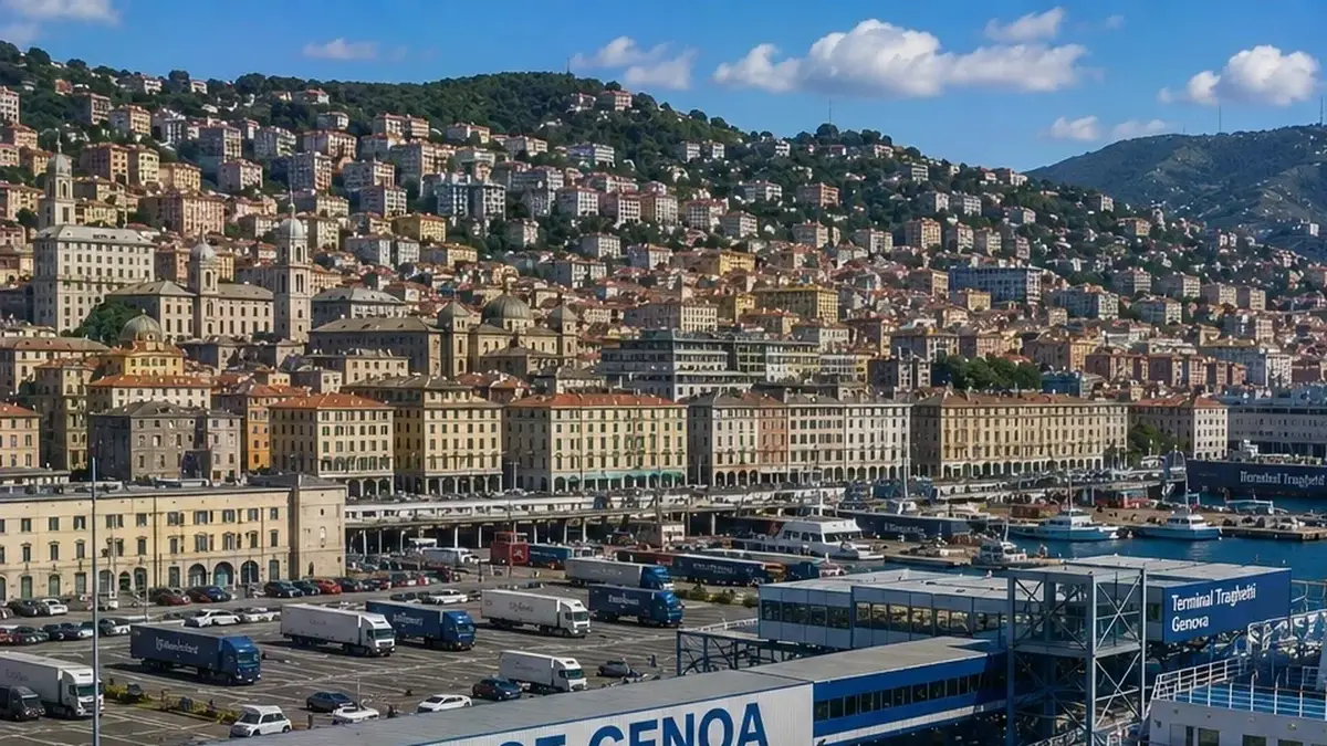 Prom pasażerski i podróż morska: Genoa – Palermo