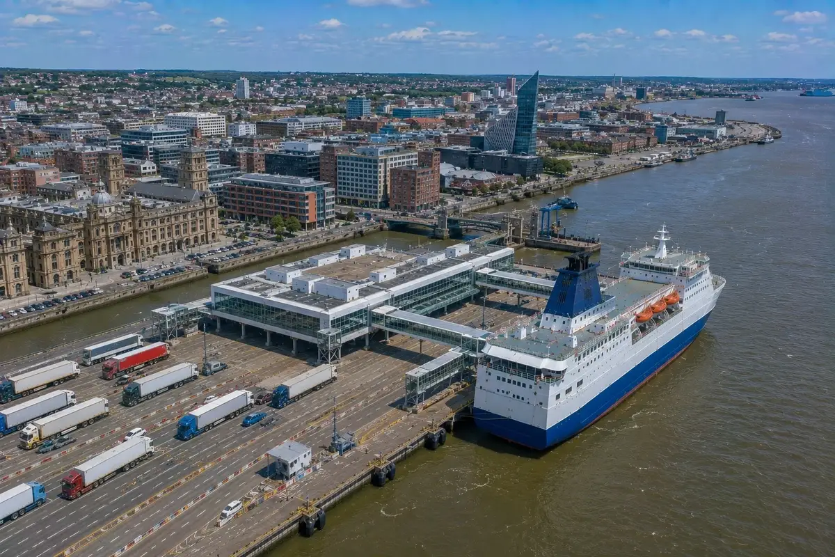 Prom pasażerski i podróż morska: Hull – Rotterdam