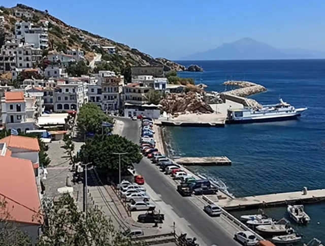 Ikaria – port i kierunek promowy