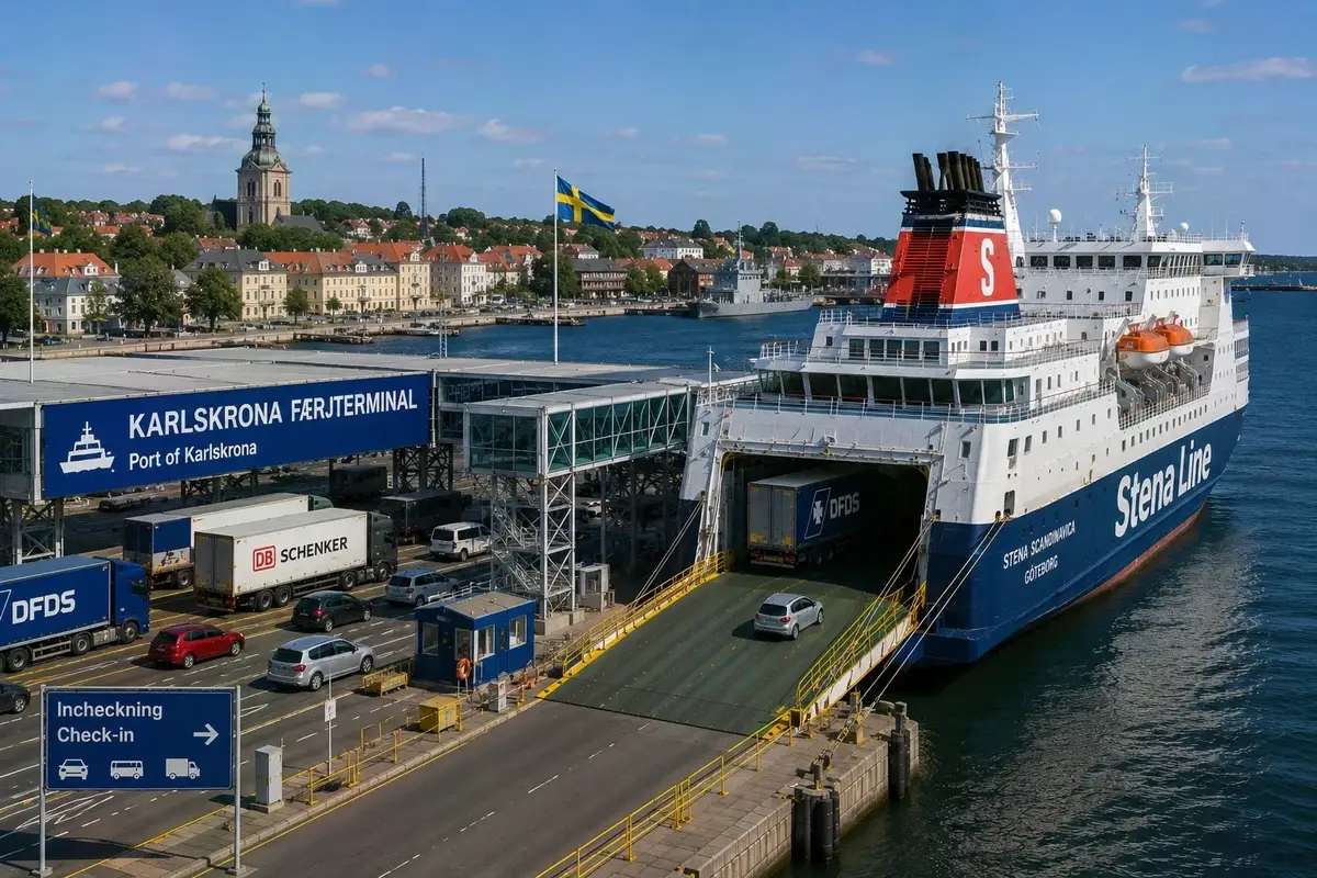 Prom pasażerski i podróż morska: Gdynia – Karlskrona