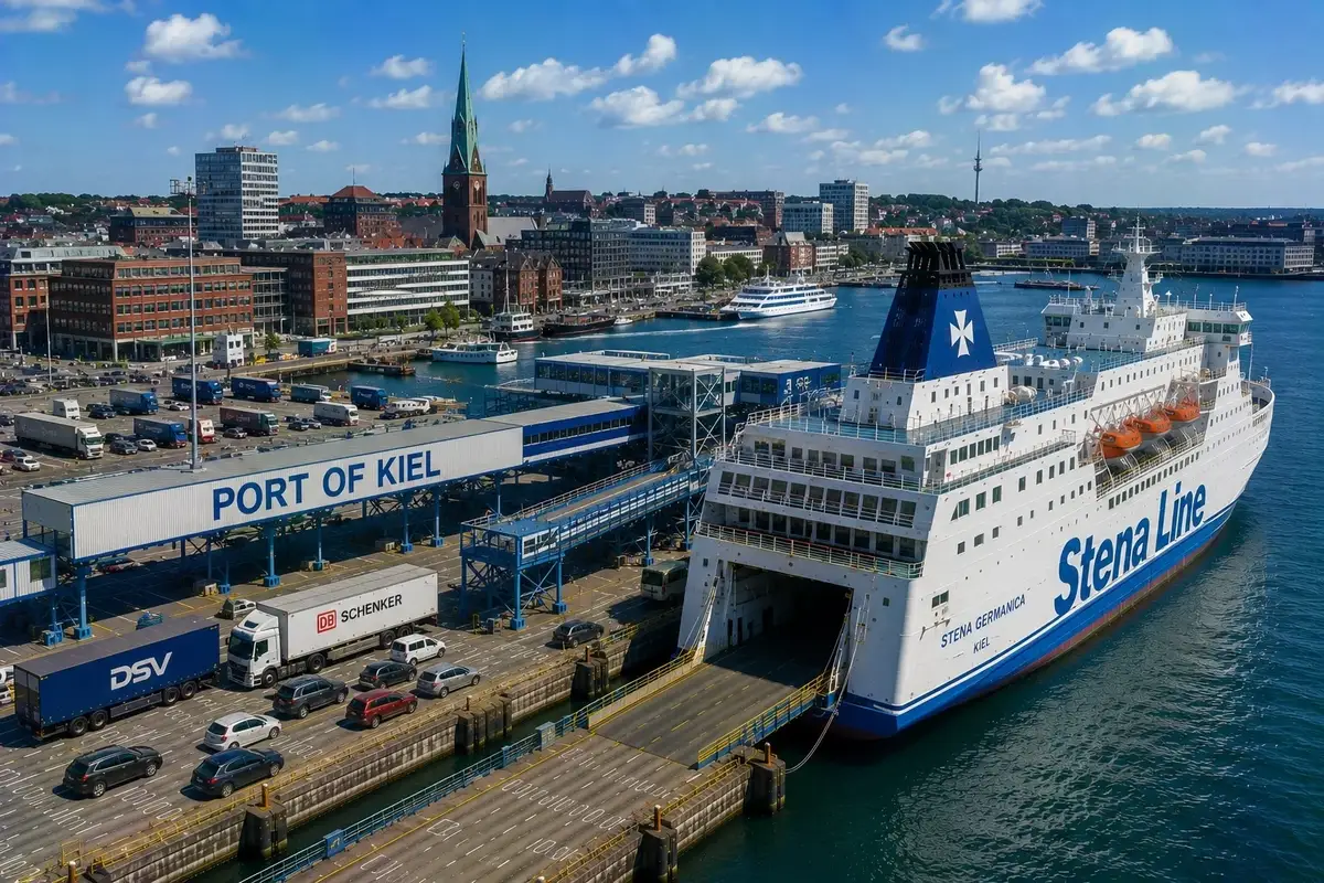 Prom pasażerski i podróż morska: Kiel – Klaipėda