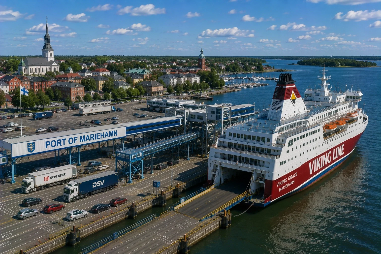Prom pasażerski i podróż morska: Stockholm – Mariehamn