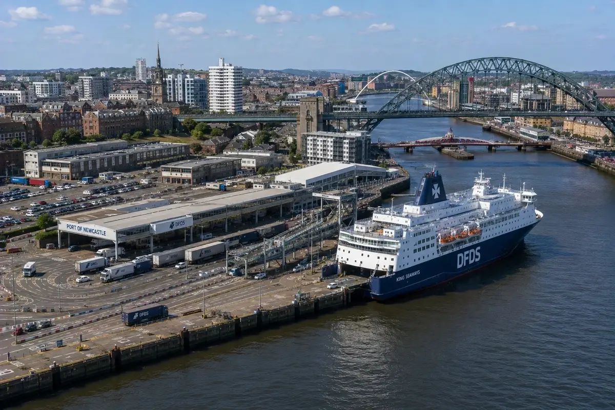 Prom pasażerski i podróż morska: Newcastle – IJmuiden