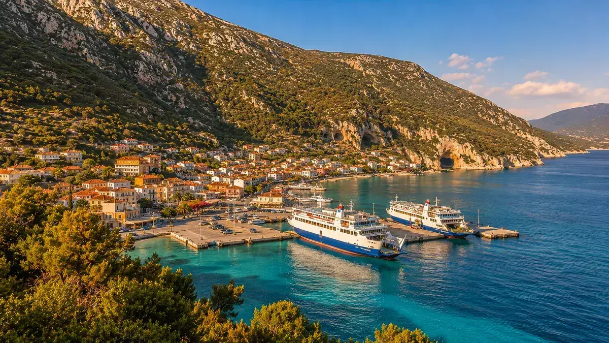 Sami (Kefalonia) – port i kierunek promowy