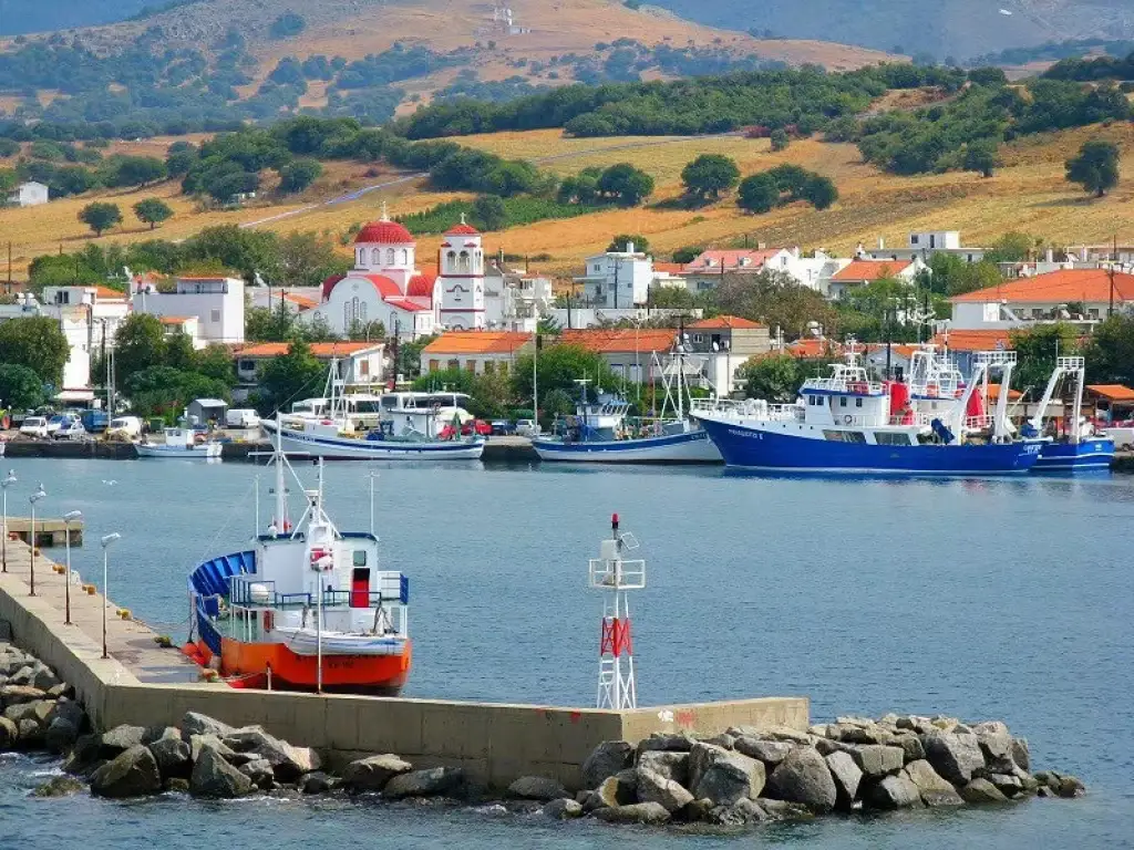 Samothrace – port i kierunek promowy
