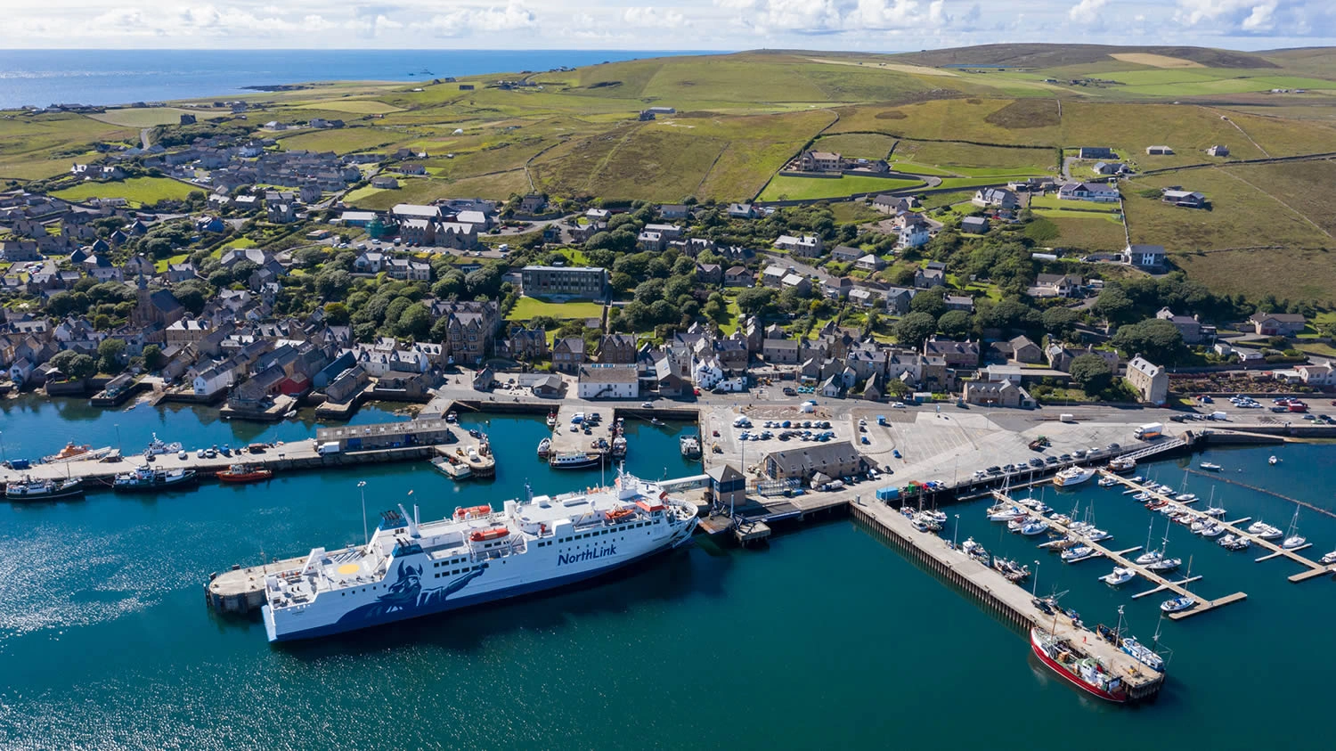 Stromness – port i kierunek promowy