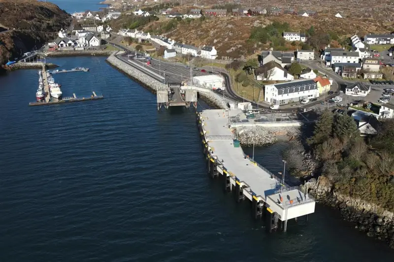Prom pasażerski i podróż morska: Uig – Tarbert (Harris)