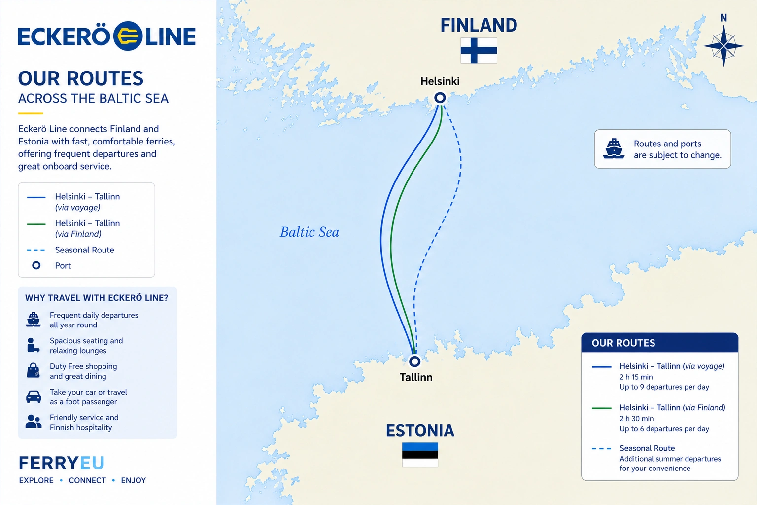 Mapa tras: Eckerö Line