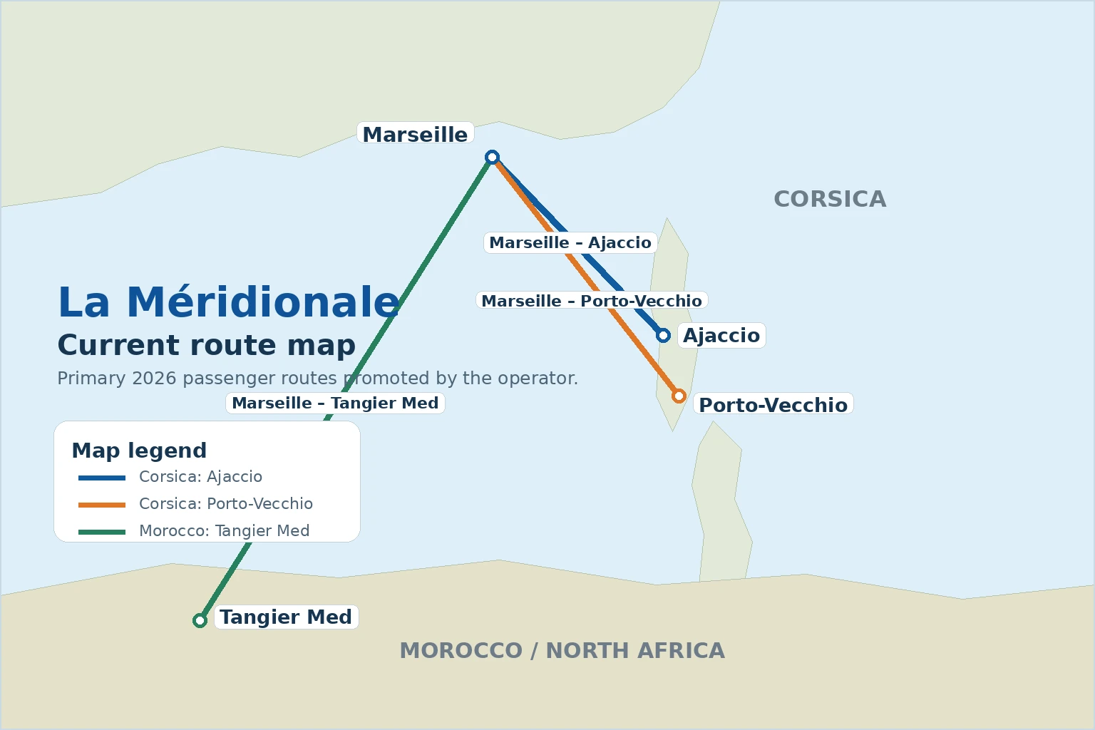 Mapa tras: La Méridionale