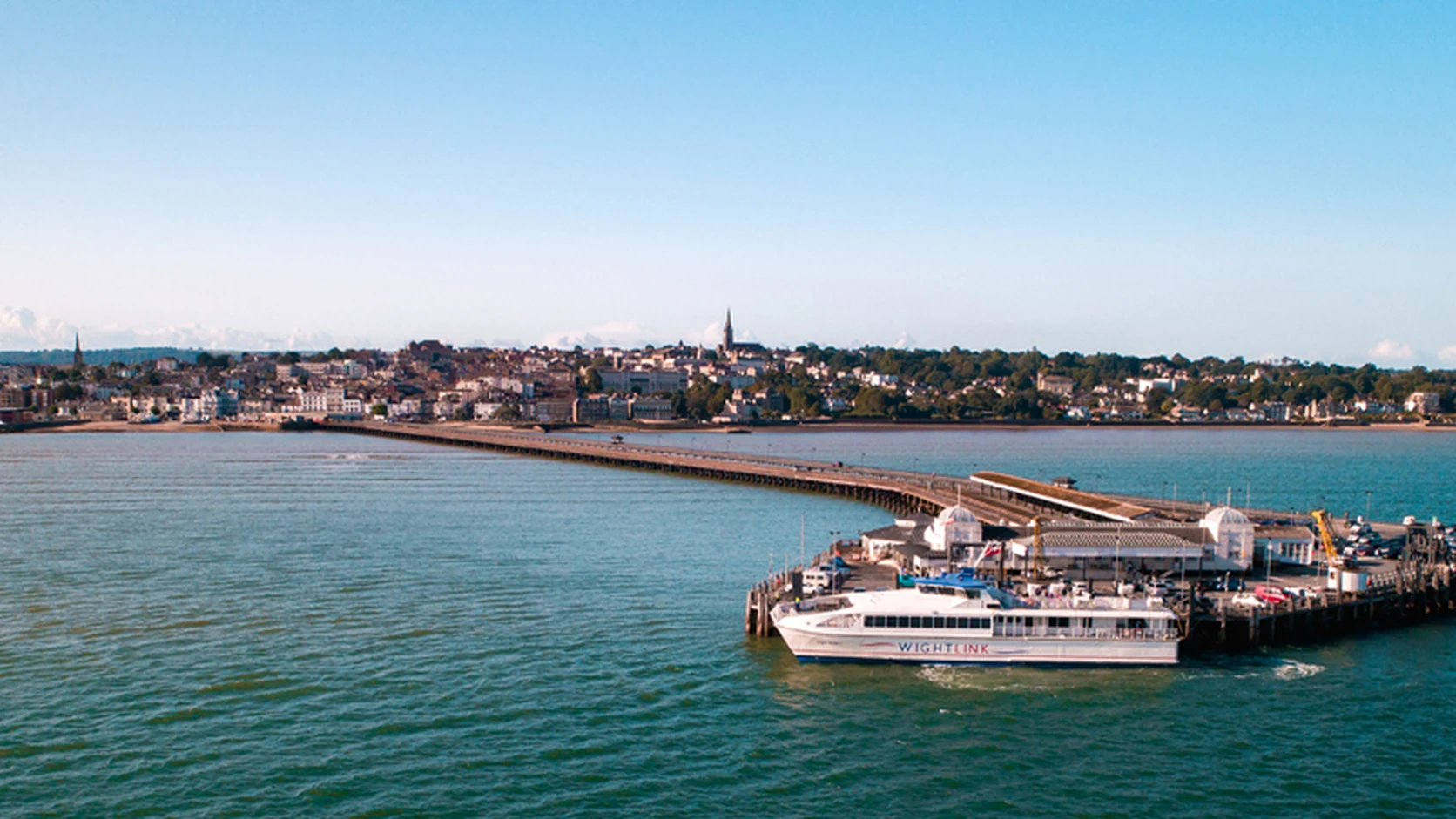 Wightlink FastCat przy Ryde Pier