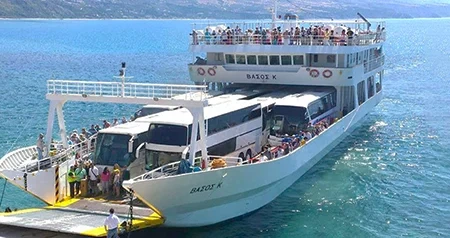 Prom pasażerski i podróż morska: Vasiliki, Lefkada – Frikes, Ithaca